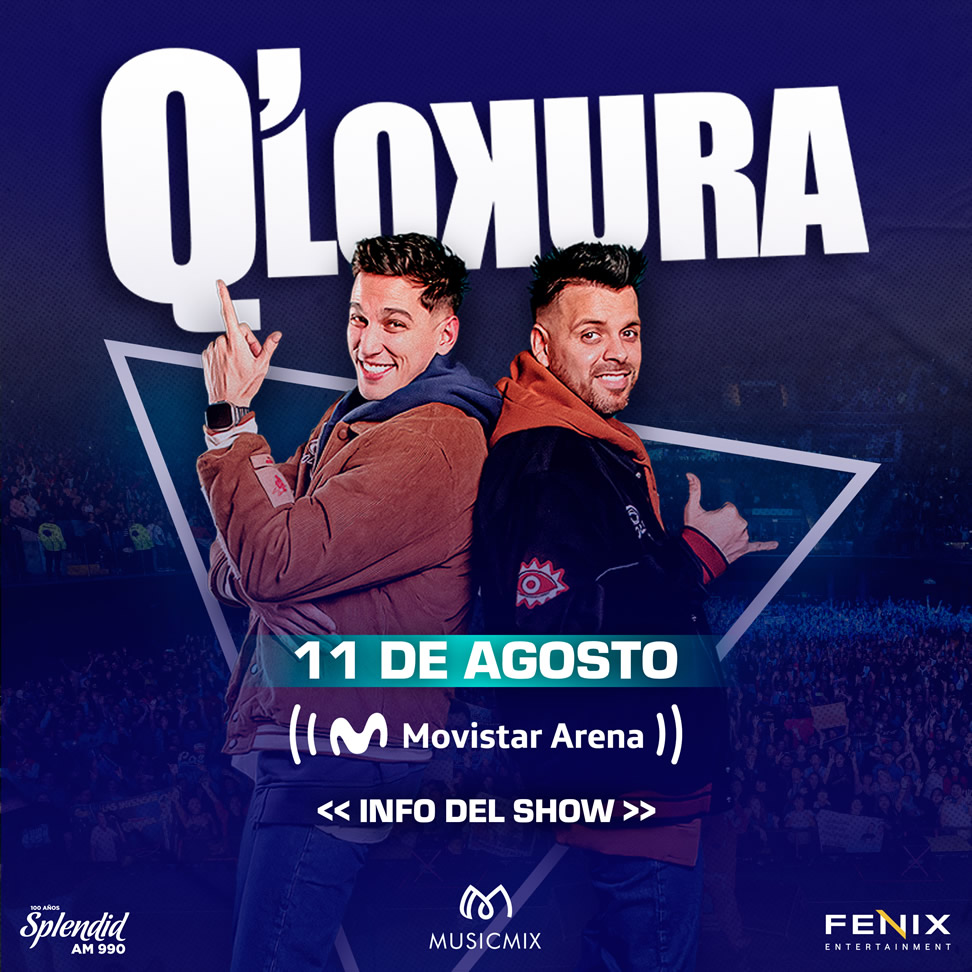 Qlokura en Movistar Arena.