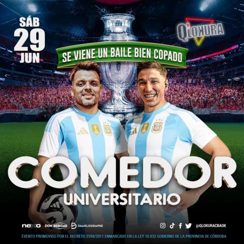 BAILE COPADO - COMEDOR - Qlokura - Tickets Online - Cordoba.