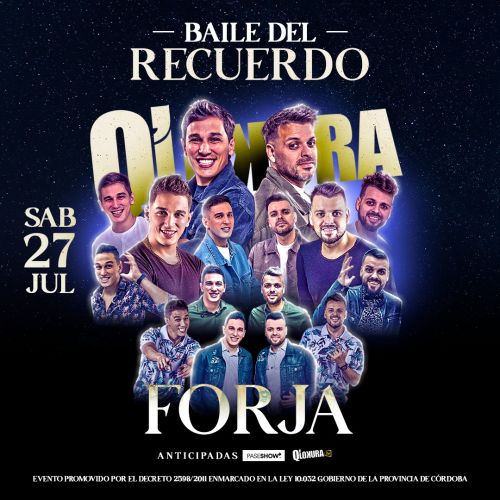 BAILE DEL RECUERDO - Qlokura - Tickets Online - Cordoba.