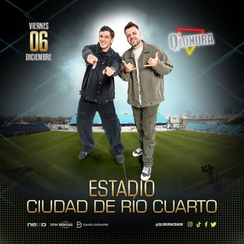 Estadio Ciudad de Rio Cuarto  - Qlokura - Tickets Online - Cordoba.