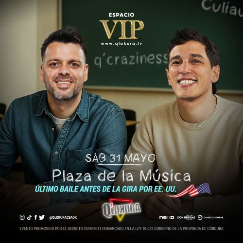 VIP - PLAZA DE LA MUSICA - Qlokura - Tickets Online - Cordoba.