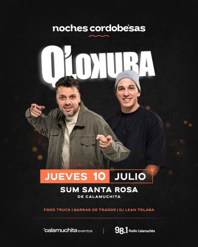 SUM SANTA ROSA DE CALAMUCHITA - Qlokura - Tickets Online - Cordoba.
