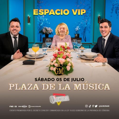 VIP - PLAZA DE LA MUSICA - Qlokura - Tickets Online - Cordoba.