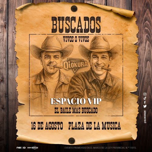VIP - EL BAILE MAS BUSCADO - La Plaza - Qlokura - Tickets Online - Cordoba.