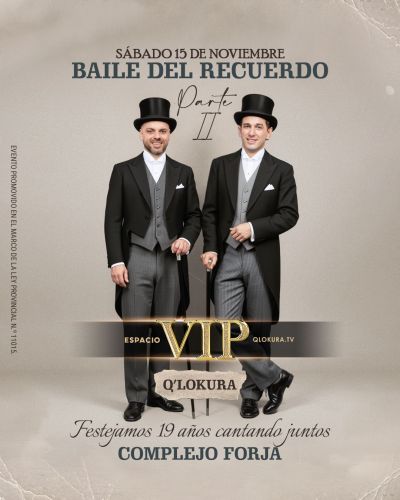VIP BAILE DEL RECUERDO - 19 AÑOS - Qlokura - Tickets Online - Cordoba.