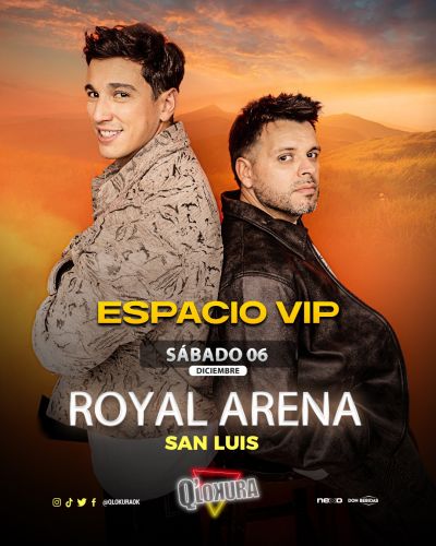 ROYAL ARENA VIP - Qlokura - Tickets Online - Cordoba.