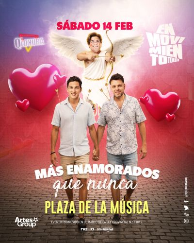 MAS ENAMORADOS QUE NUNCA - PLAZA - Qlokura - Tickets Online - Cordoba.