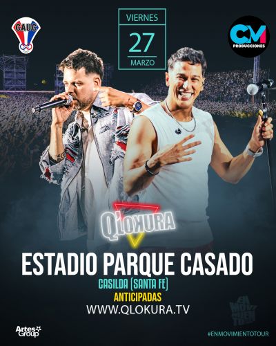 ESTADIO PARQUE CASADO - CASILDA - Qlokura - Tickets Online - Cordoba.