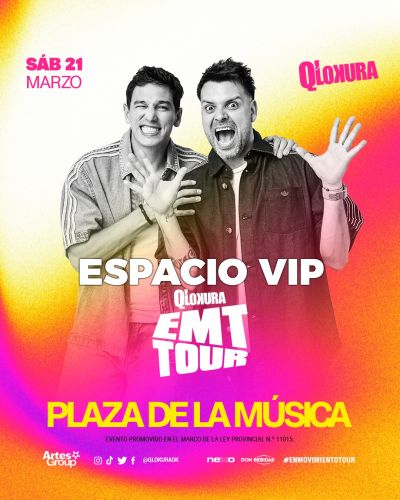 VIP - PLAZA DE LA MUSICA - Qlokura - Tickets Online - Cordoba.
