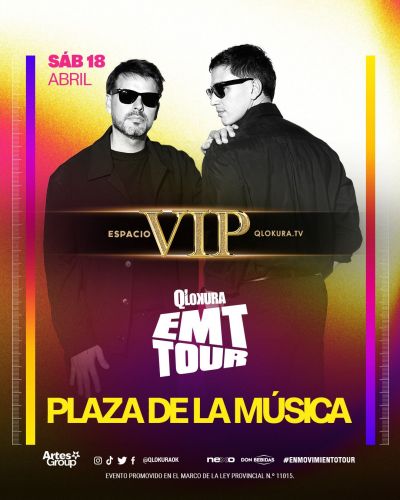 VIP - PLAZA DE LA MUSICA - Qlokura - Tickets Online - Cordoba.
