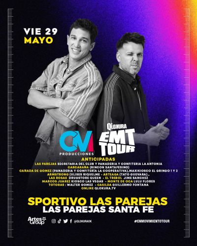 LAS PAREJAS - Qlokura - Tickets Online - Cordoba.