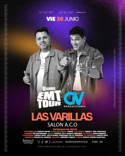 LAS VARILLAS - Qlokura - Tickets Online - Cordoba.