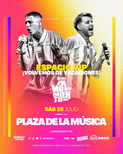 VIP - PLAZA DE LA MUSICA - Qlokura - Tickets Online - Cordoba.