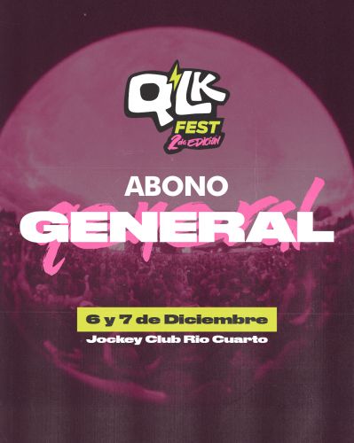 ENTRADA GENERAL - ABONO - Qlokura - Tickets Online - Cordoba.