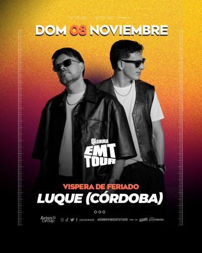 LUQUE - Víspera Feriado - Qlokura - Tickets Online - Cordoba.